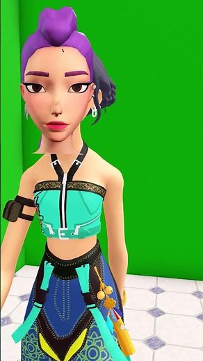 Zoey disguises herself as Rumi to trick Mira #kpopdemonhunters