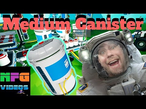 How to craft and use the Medium Resource Canister in Astroneer. HillbillyX plays Astroneer.