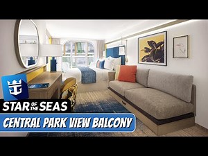 Star of the Seas | Central Park View Balcony Walkthrough Tour | Royal Caribbean 2025 | 4k