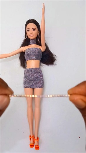 DIY Diamond Doll Dress Making | Barbie Hacks and Crafts # #joancreations #fashion #diy #miniature