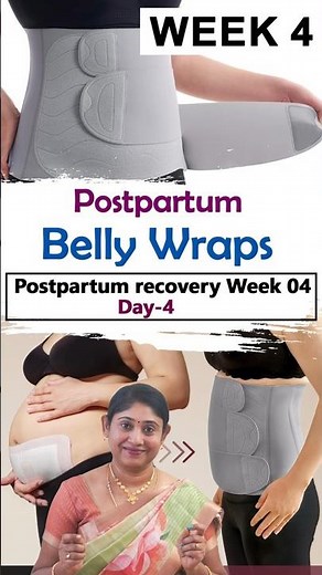Postpartum Belly Wraps Week 4 Day 4