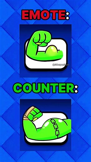 Every Emote Counter You Need #clashroyale #shorts