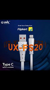 12 reactions | Looking for a charging cable that can match your fast paced life? Then you’re in luck!With the UX-FS20 3.4A super fast charging data cable featuring a tangle-free cable, fast charge technology and advanced overheat protection, you can stay rest assured that your devices will be both charged and secure!..#unix #unixindia #datacable #mobileaccessories #mumbai #accessories #cable #uxfs20 #superfast #tanglefree | Unix India | Facebook