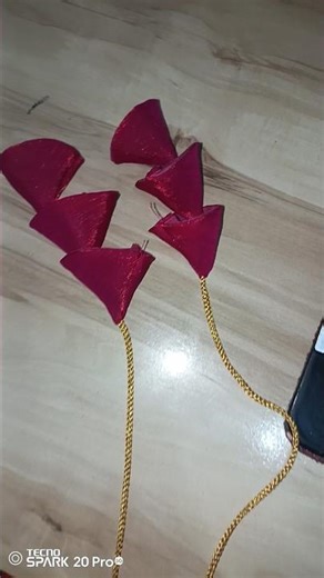 🎀 unique fabric tassel design making tutorial easy design blouse latkan #shorts #trending 🫰👍