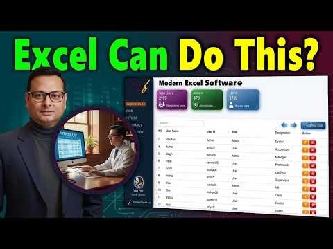 👉 MS Excel VBA Advanced Application | Auto Screen Adjust UI + Custom ListBox (Web Table)