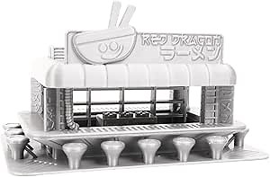 Tabletop Terrain Cyberpunk Ramen Bar for Tabletop Miniatures Games RPGs 28mm