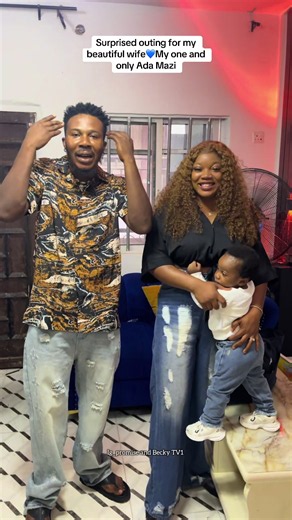 Surprised outing for my beautiful wife💙My one and only Ada Mazi#promiseandbeckytv #foryoupage❤️❤️ #viral #fyppppppppppppppppppppppp #fypviral