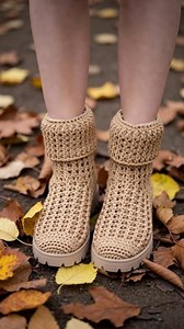 These knitted boho ankle boots feel like a warm hug for your feet 🍂 Would you wear them for comfort or style? 👇 Comment below! #BohoStyle #KnittedBoots #CozyVibes #FallFootwear #BohoFashion | Creative Ideas