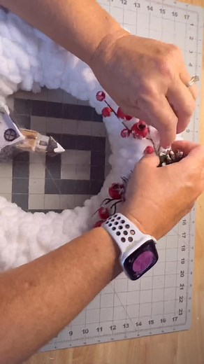 17K views · 226 reactions | DIY Snowy Village Wreath Full step by step tutorial on my You Tube channel ✨Link in bio #holliehobbies | Hollie Hobbies | Facebook