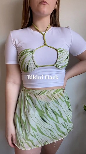 Featuring our Bali Reversible Bikini🌿💚 #bikinihack #bikinistyles #bikinihacks #howtotiebikini #greenbikini #summerlooks #bikinitutorial