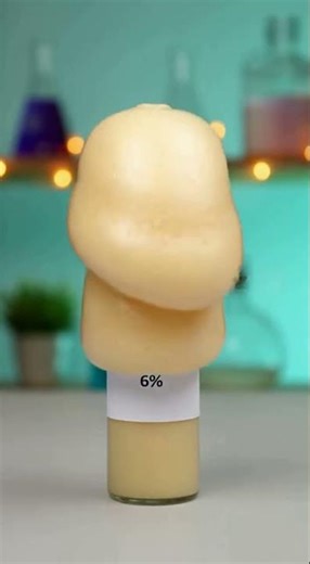 3% hydrogen peroxide + yeast (oxygen foam) #experiment #breakfastfood #watermelon #friedeggs