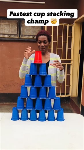 Kriyeta Games on Instagram: "I’m officially the fastest cup stacking champ 🤯😂__________________________________________________ #cupstacking #games #game #kriyetagames"