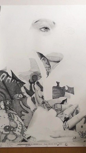 I really hope you guys Like it so far 🥺 #billieeilish #drawing #fyp #foryou #foryoupage #artist #hyperrealism #portrait #britishartist #billie #art