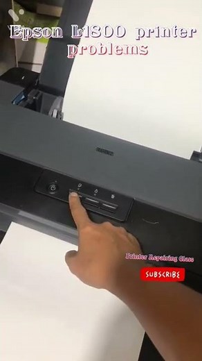 Epson L1800 Paper and ink light Blinking Problem Solution.How to fixed Yellow light Blinking #shorts