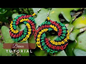 Dede Tutorials | Reggae Colors Earrings #363
