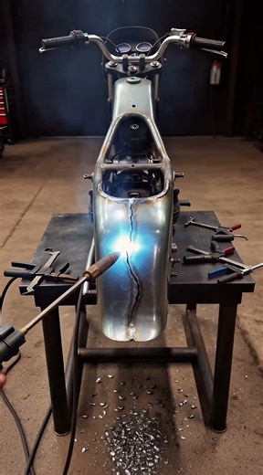 “Decades-Old Norton Commando 750 1973 Restored to Factory Shine! 🔧🖤”