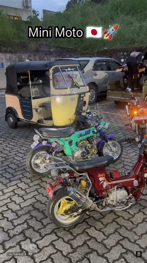 Honda Mini Bike - modified - මිනි මොටො 🇯🇵🚀 #hondachaly #highlights #bike #modified #capitalhonda