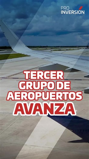 🛫 ¡Renovada conectividad aérea! Hacia fines del primer trimestre, el Tercer Grupo de Aeropuertos ingresará al proceso de promoción de la inversión privada. 🇵🇪 A través de la modalidad de Asociación Público-Privada, se modernizarán ocho terminales y permitirá atender 3.6 millones de pasajeros al año, fortaleciendo la conectividad, el turismo y la competitividad regional del país.