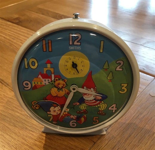 Vintage Smiths Noddy Alarm Clock, Timecal Mechanical Clock, 1950s-60s - Etsy UK
