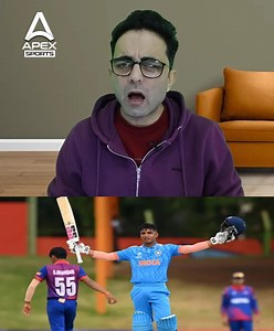 95K views · 2.7K reactions | India defeated Nepal by 132 runs to seal the place in the Semi-Final of the U-19 World Cup 2024. #cricket #indiau19 #SachinDhas #indiau19wc #cwc #u19cwc #cricketnews | Apex Sports | Facebook