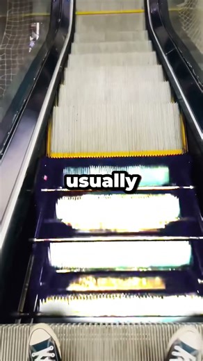 Escalator stairs are actually removable😎