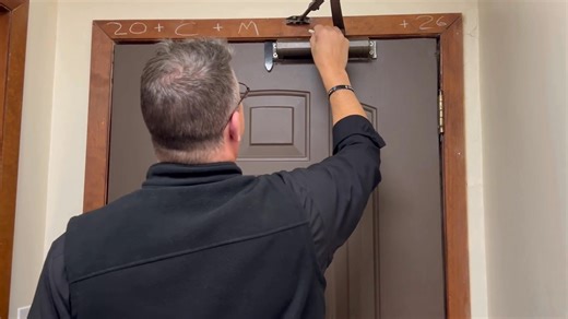 Happy 1st day of 2026! Chalking your front door is a centuries-old tradition affiliated with the Epiphany to bless your home for the new year. Fr. Joe took some time today to talk more about the custom and chalked his own front door in the Rectory. More information is in this weekend's bulletin for you to carry on the tradition in your home. | St. William the Abbot - Seaford