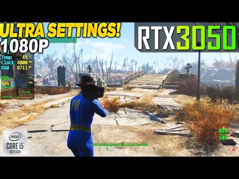 Fallout 4 RTX 3050 - 1080p Ultra,