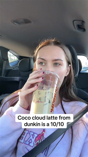 Coco Cloud Latte from Dunkin' – A Must-Try Treat!