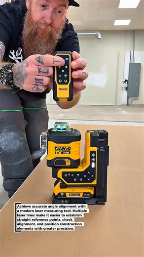 Precision Angles Made Easy with a Laser Level #Construction #LaserLevel #Tools