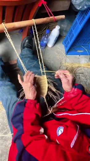 make fish traps from dry rice stalks #shortsvideo #tricks