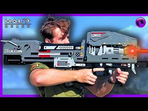 LEGO Halo Spartan Laser with Working LCD Screen! (Halo Reach)