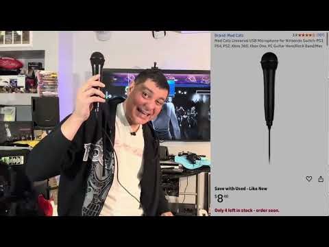 Best Microphones for Rockband 4 PS4 / PS5. My thoughts & tests . Various Corded Mics & a Wireless .