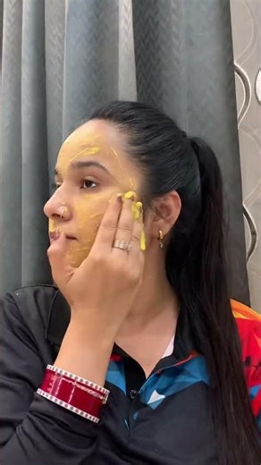 Day- 4/100 💕 Raw Turmeric: The OG Glow Remedy🌸#skincarejourney #homeremediesforacne