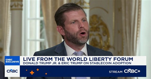 Eric Trump: I've never been more bullish on Bitcoin in my life