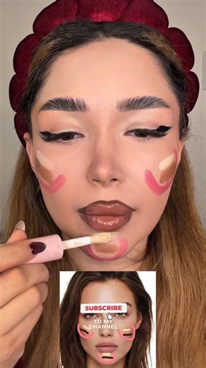 POV: you finally learn how to contour correctly 😳✨#shorts #facecontouring #makeuptips
