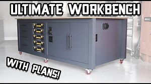 Watch me build the ultimate workbench