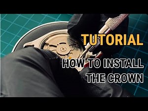 Seiko Modding Tutorial: How to Install watch Crown (Using Seiko SKX007)