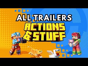 Minecraft Cinematic Trailers | One Year of Actions & Stuff 🥑