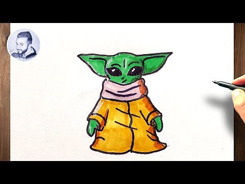 Comment dessiner maitre yoda facile