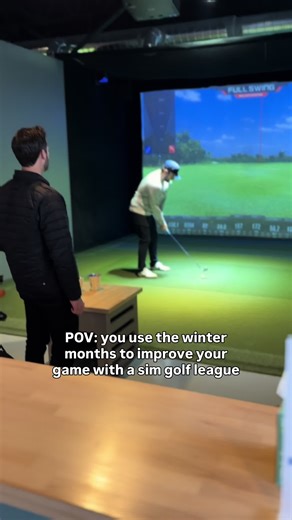 POV: While everyone else is packing their clubs away for the winter, you’re using the off-season to get better. ❄️⛳️ Sim league nights turn into consistent reps, friendly competition, and real feedback on your swing. You start dialing in distances, fixing the little things, and building confidence shot by shot. By the time spring shows up, you’re not knocking the rust off, you’re showing up ready. Stronger swing, better scores, and a whole lot more confidence on the course. This is how winter be