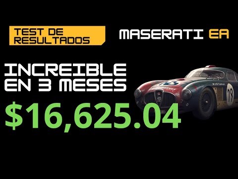 🤑Robot de Metatrader 5 💻MASERATI EA Trading algoritmico