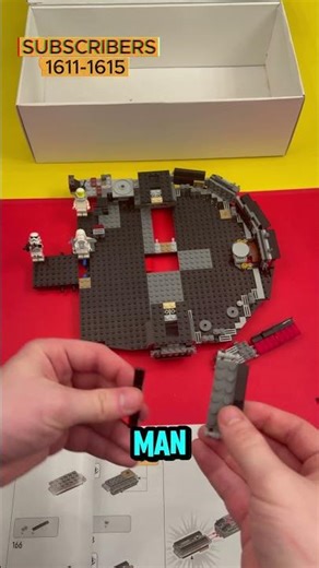 Lego Star Wars Dark Falcon Build Part 1611 to 1615