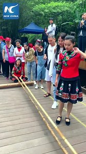 1.1M views · 10K reactions | Bamboo dancing is a lively tradition among some ethnic groups in southern China | China Xinhua News | Facebook