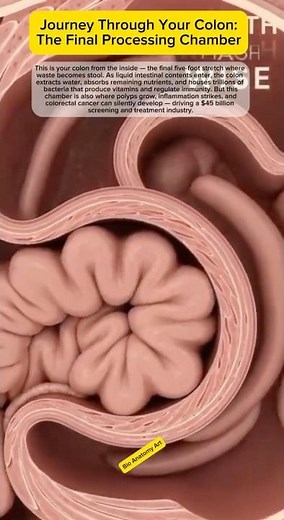 Journey Through Your Colon: The Final Processing Chamber
