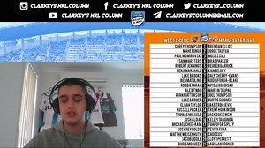 5.6K views · 45 reactions | I decided to ditch the tipping column & switch it to video format for 2019. Here are my round 1 tips & breakdown on.. Winner- Margin- First try- Another thing- Breakdown- Let me know any ways you think I could improve these weekly vids. | Clarkey's Rugby League Column | Facebook