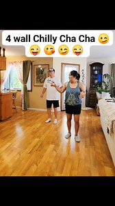 We finally made a four wall dance to Chilly Cha Cha. 😉 😜 We tried a different song for this dance as well, it's a bit slower than the original one, but it's fun. We will post it later. Thanks! #goodvibesonly #dance #linedance #chillyCHACHA #couplegoals | Brian and Marissa