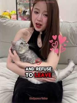 Cat Caught Watching Beautiful Women Dance Late At Night #funnyshorts #pets #cute #love