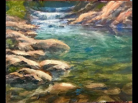 Glazing - Oil Painting Demo, Transparent Water - Episode 5 Part 2