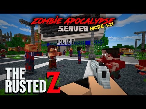 Atualização 2026! Server Zombie Apocalypse para Minecraft Bedrock 1.21+