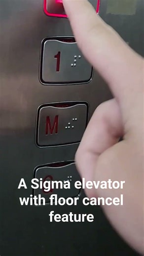 A Sigma elevator with floor cancel feature